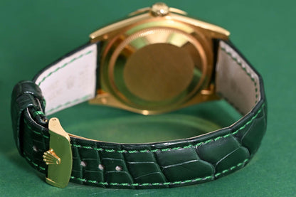 Rolex Day Date Yellow Gold 118138 - Green Dial - Full Set