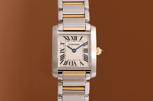 Cartier Tank Française Stahl/Gold