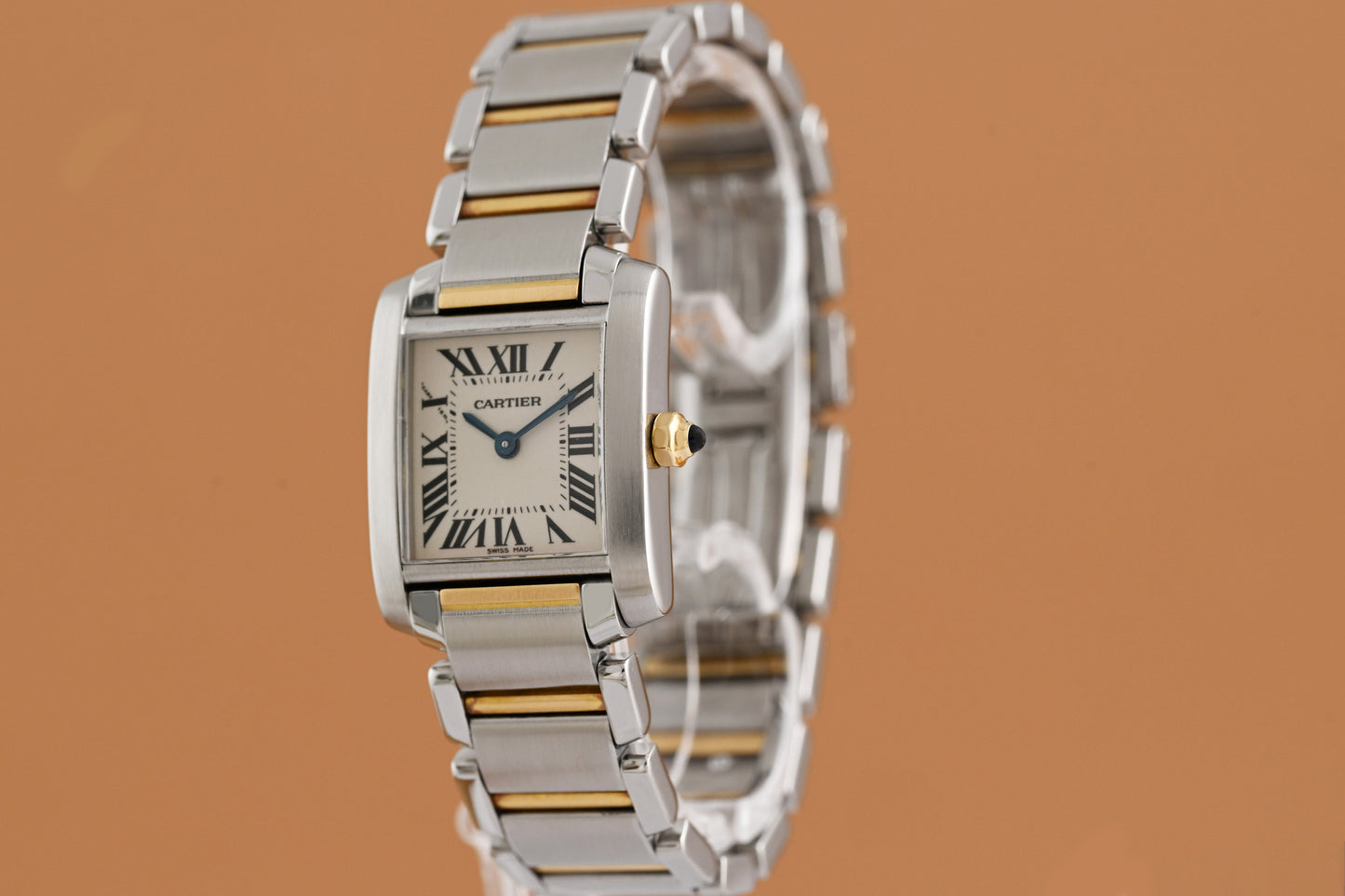 Cartier Tank Française Stahl/Gold