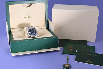 Rolex Sky-Dweller 336934 - Full Set - Blue Dial - Like New