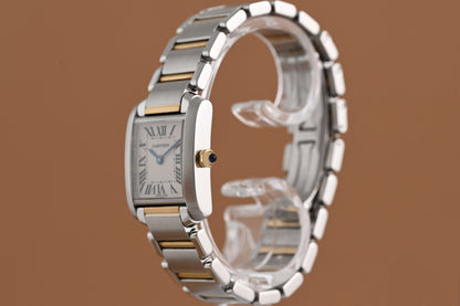 Cartier Tank Française Stahl/Gold