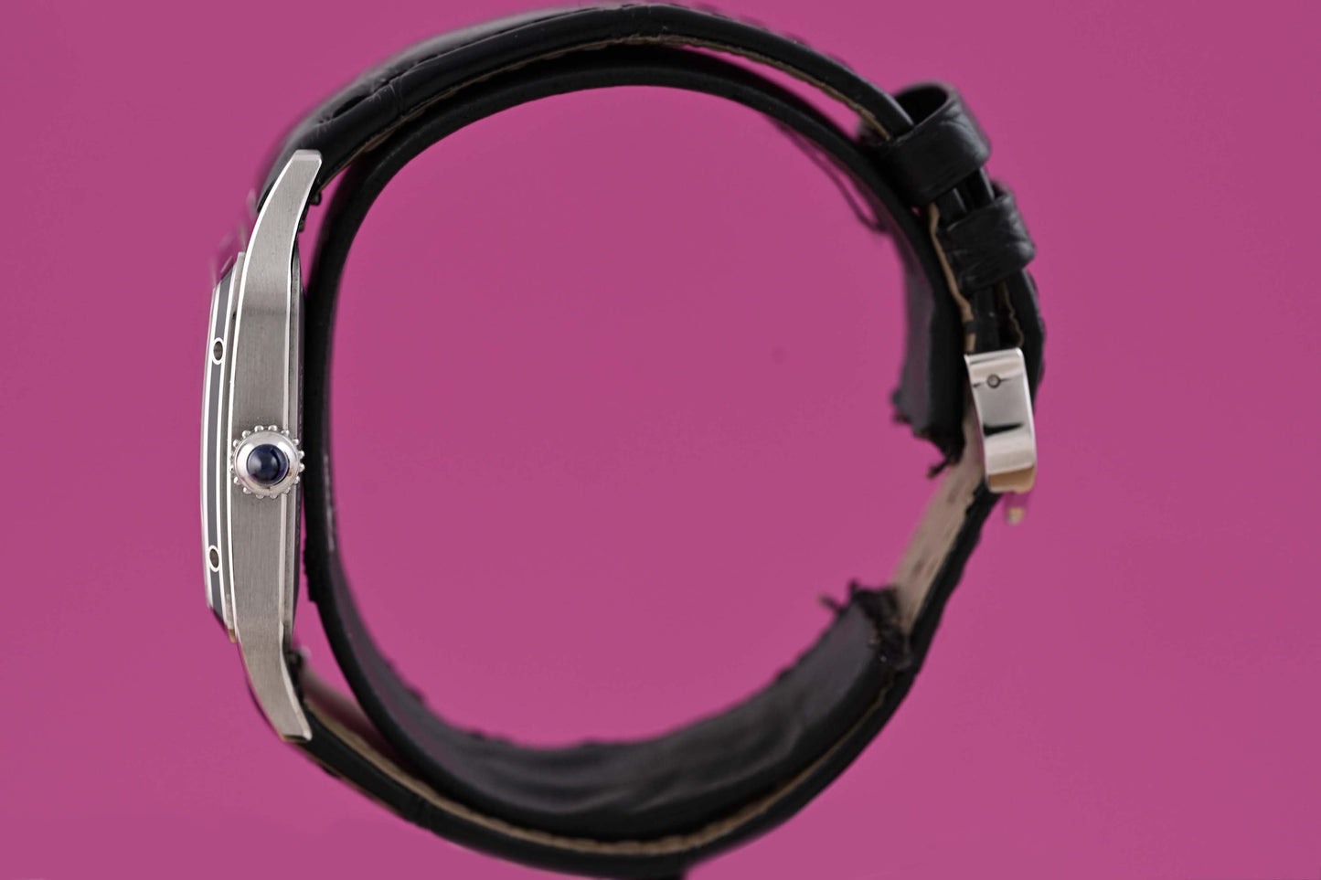 Cartier Santos Dumont - Black Lacquered - Full Set
