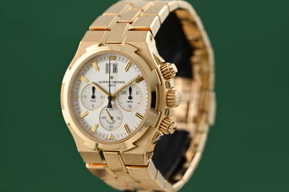 Vacheron Constantin Overseas Chronograph - 18k Yellow Gold - Full Set