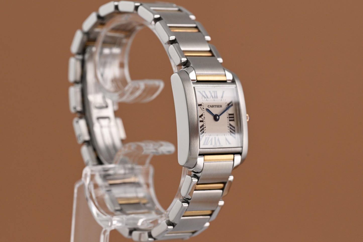 Cartier Tank Française Stahl/Gold