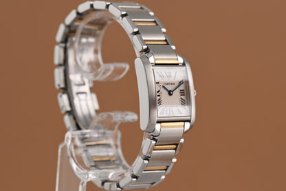 Cartier Tank Française Stahl/Gold