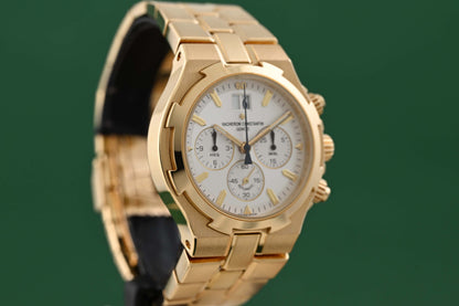 Vacheron Constantin Overseas Chronograph - 18k Yellow Gold - Full Set