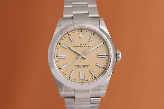 Rolex Oyster Perpetual 41mm 134300 - Beige - Full Set - NEW 2025