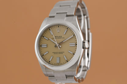 Rolex Oyster Perpetual 41mm 134300 - Beige - Full Set - NEW 2025