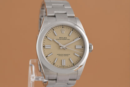 Rolex Oyster Perpetual 41mm 134300 - Beige - Full Set - NEW 2025