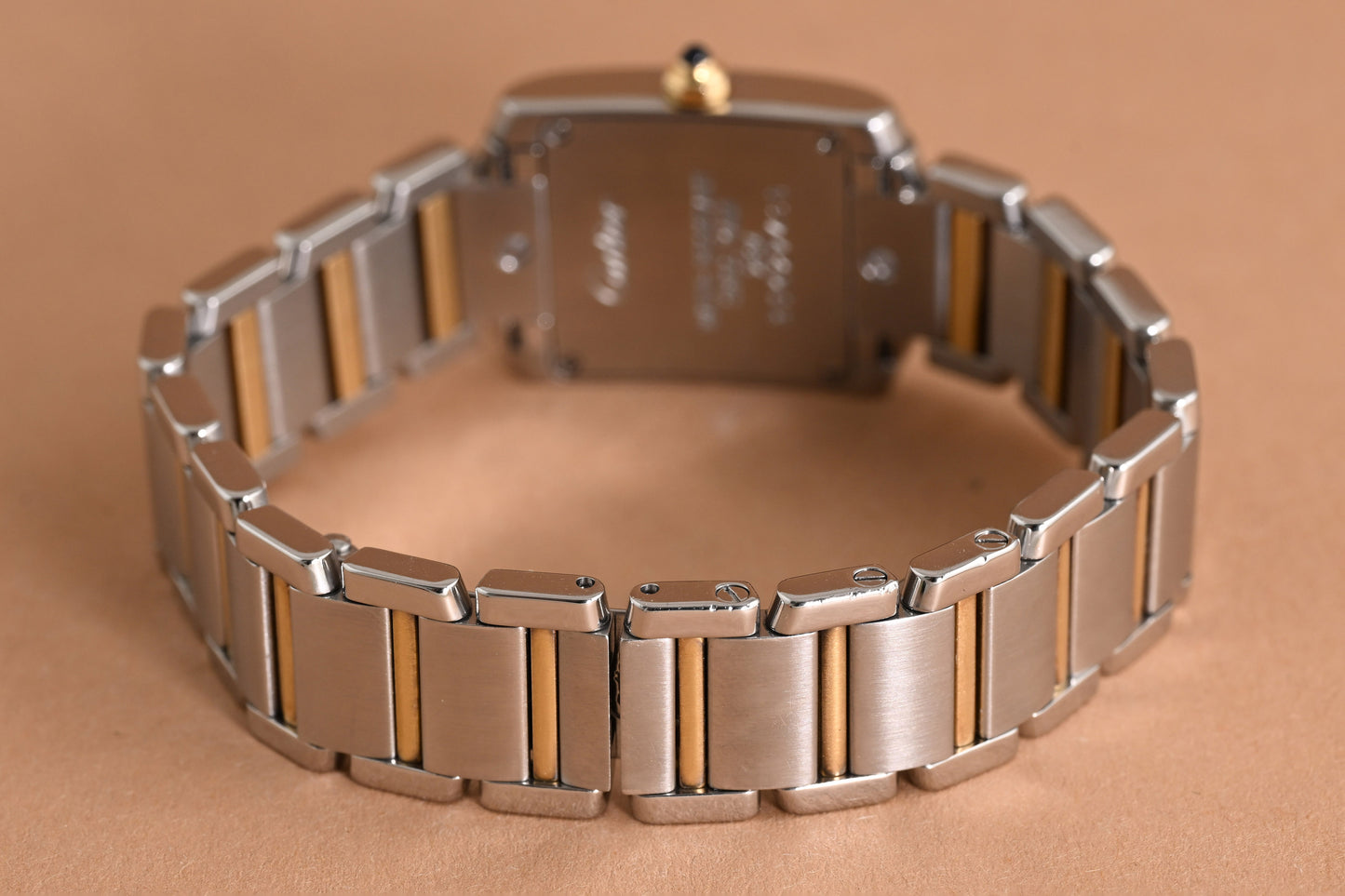 Cartier Tank Française Stahl/Gold