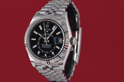 Rolex Sky-Dweller 326934 - Full Set - Black Dial