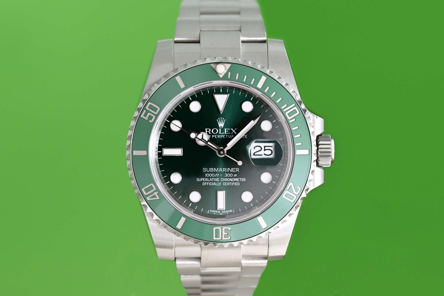 Rolex Submariner 116610LV - Full Set - Hulk