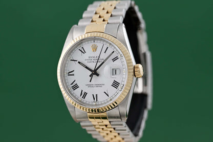 Rolex Oyster Perpetual Datejust 16013 - White Dial
