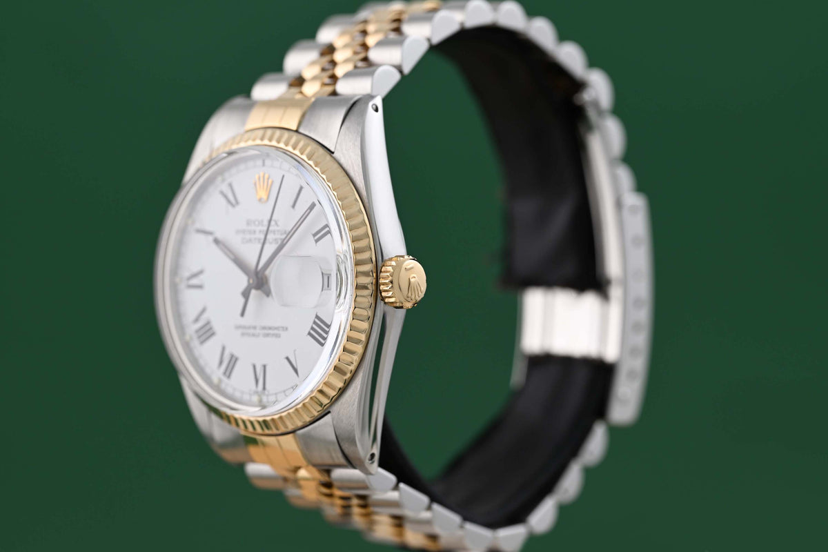 Rolex Oyster Perpetual Datejust 16013 - White Dial