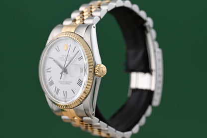 Rolex Oyster Perpetual Datejust 16013 - White Dial