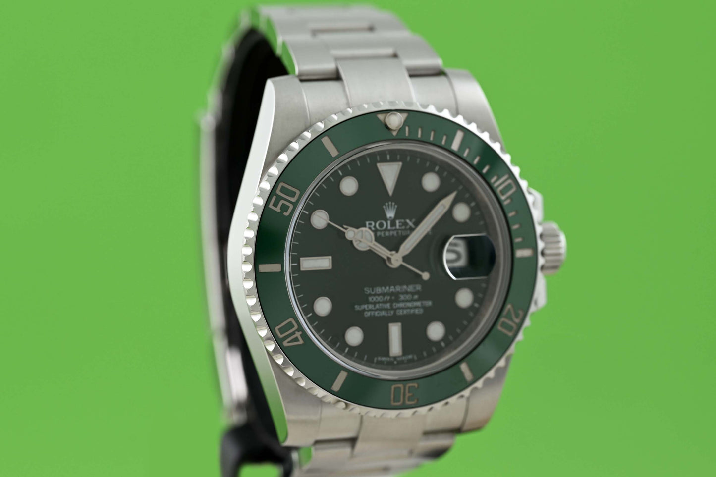 Rolex Submariner 116610LV - Full Set - Hulk