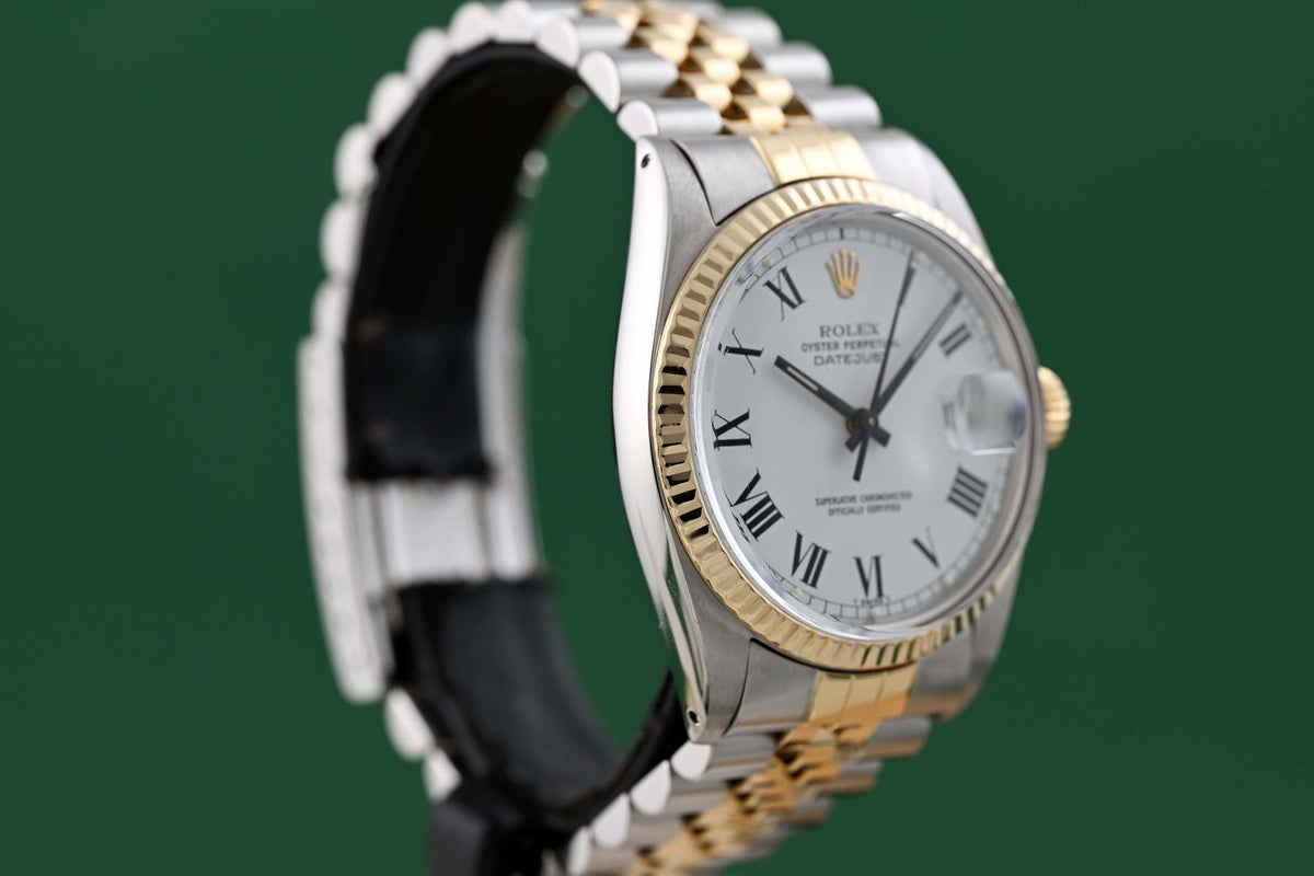 Rolex Oyster Perpetual Datejust 16013 - White Dial