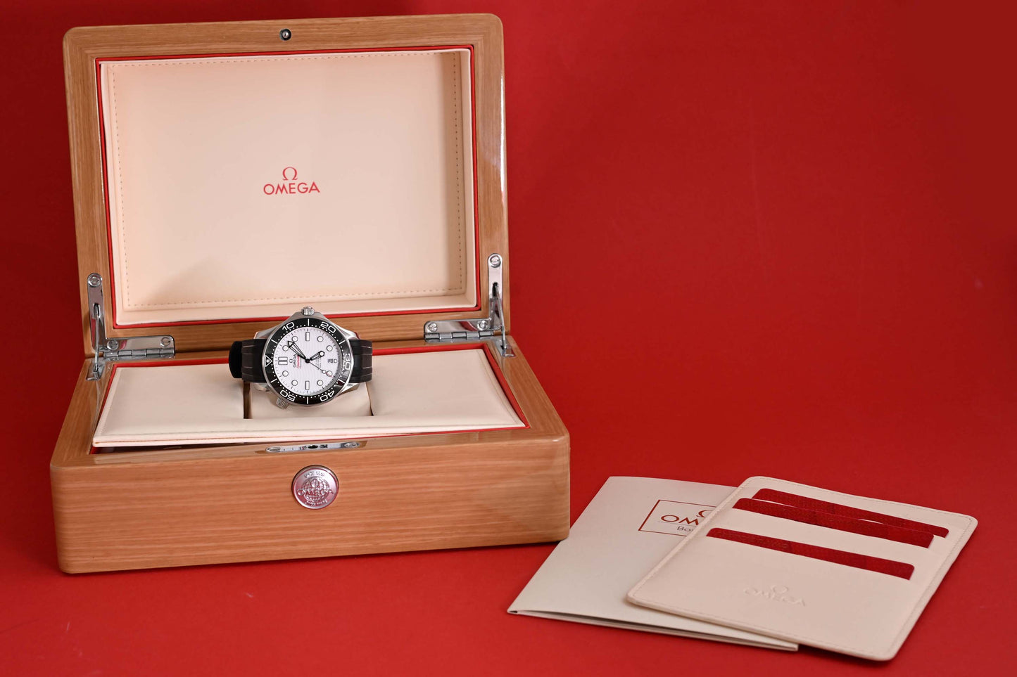 Omega Seamaster Diver 300M - Full Set - White Dial