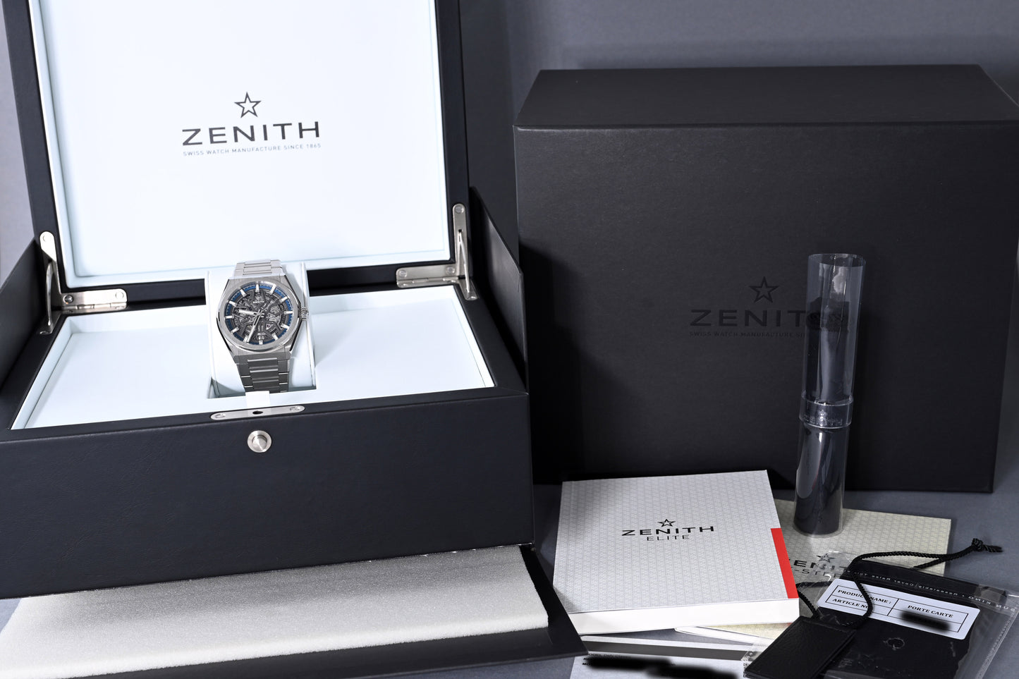 Zenith Defy Classic Skeleton Titanium - Full Set