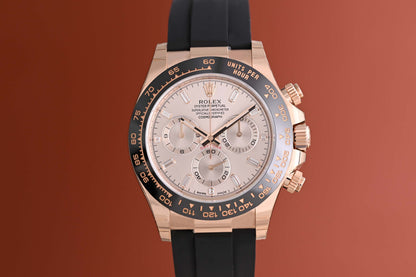 Rolex Daytona Rosegold 116515LN - Full Set - Sundust Baguette - NEW + Sticker
