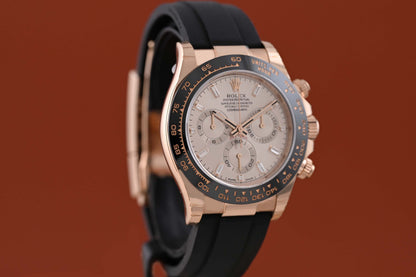 Rolex Daytona Rosegold 116515LN - Full Set - Sundust Baguette - NEW + Sticker