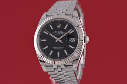 Rolex Datejust 41 - 126334 - Black Dial - Full Set