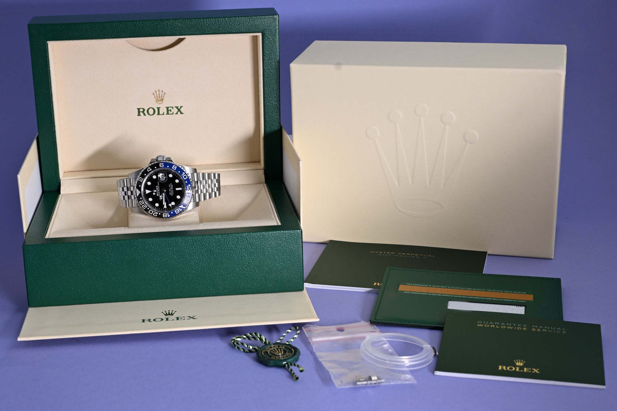 Rolex GMT Master II Batgirl 126710BLNR - Full Set - LC100