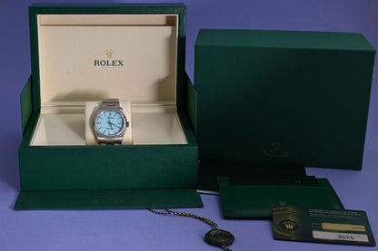 Rolex Oyster Perpetual 36mm 126000 - Full Set - Tiffany Dial - NEW 2026
