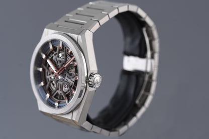 Zenith Defy Classic Skeleton Titanium - Full Set