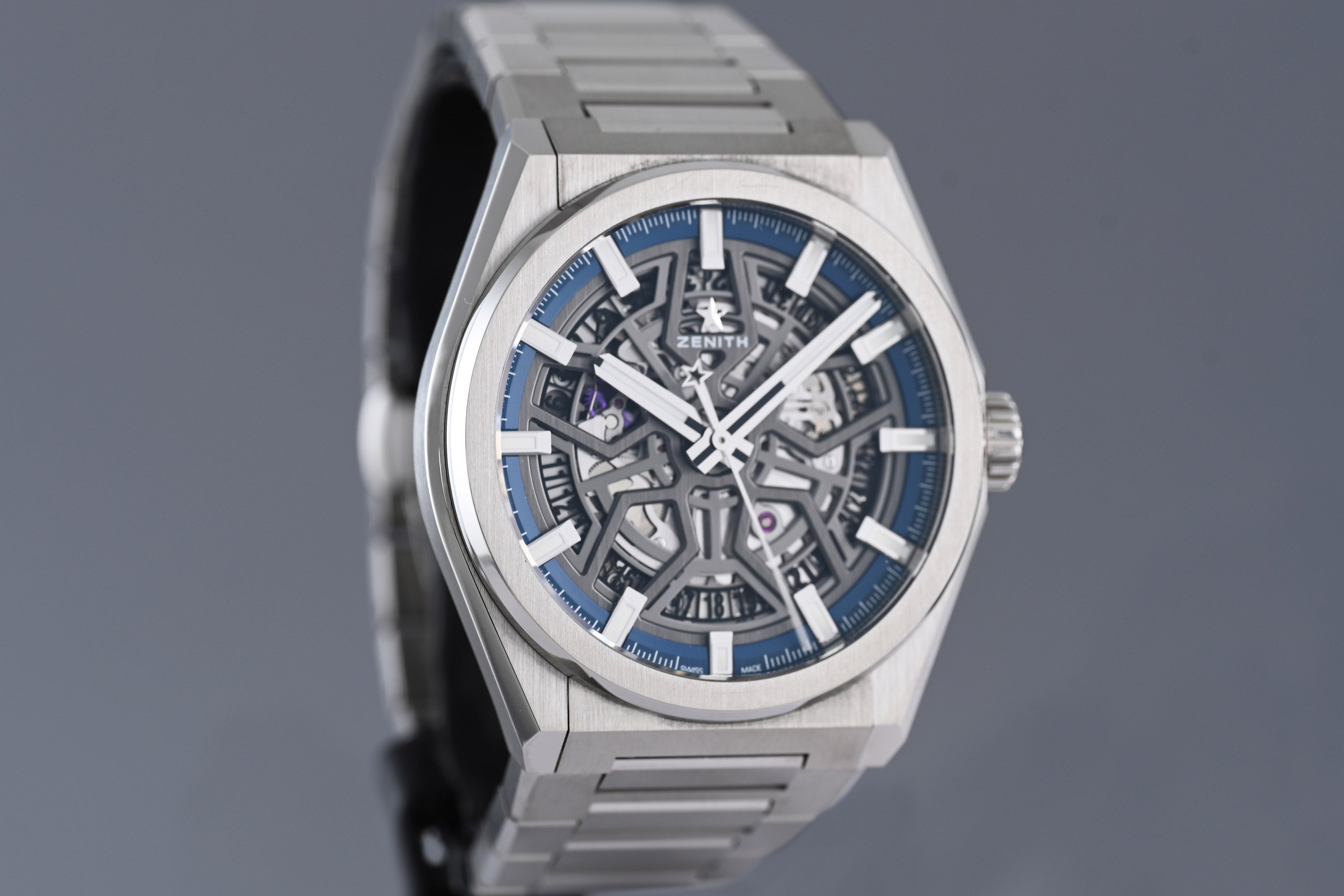 Zenith Defy Classic Skeleton Titanium Full Set Rothfuss Watch Boutique