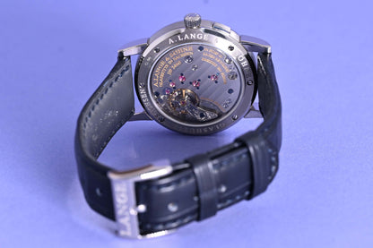 A. Lange & Söhne SAXONIA - White Gold - Blue Dial