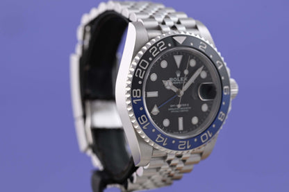 Rolex GMT Master II Batgirl 126710BLNR - Full Set - LC100