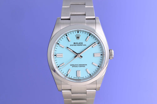 Rolex Oyster Perpetual 36mm 126000 - Full Set - Tiffany Dial - NEW 2026