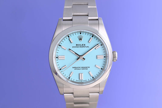 Rolex Oyster Perpetual 36mm 126000 - Full Set - Tiffany Dial - NEW 2026