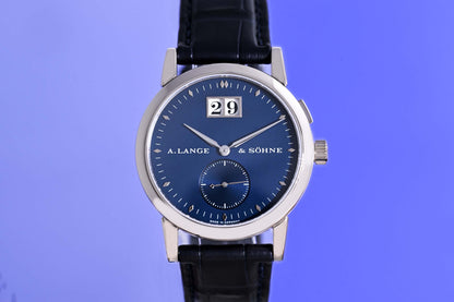A. Lange & Söhne SAXONIA - White Gold - Blue Dial