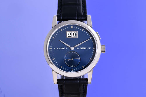 A. Lange & Söhne SAXONIA - White Gold - Blue Dial