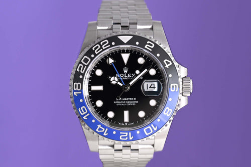 Rolex GMT Master II Batgirl 126710BLNR - Full Set
