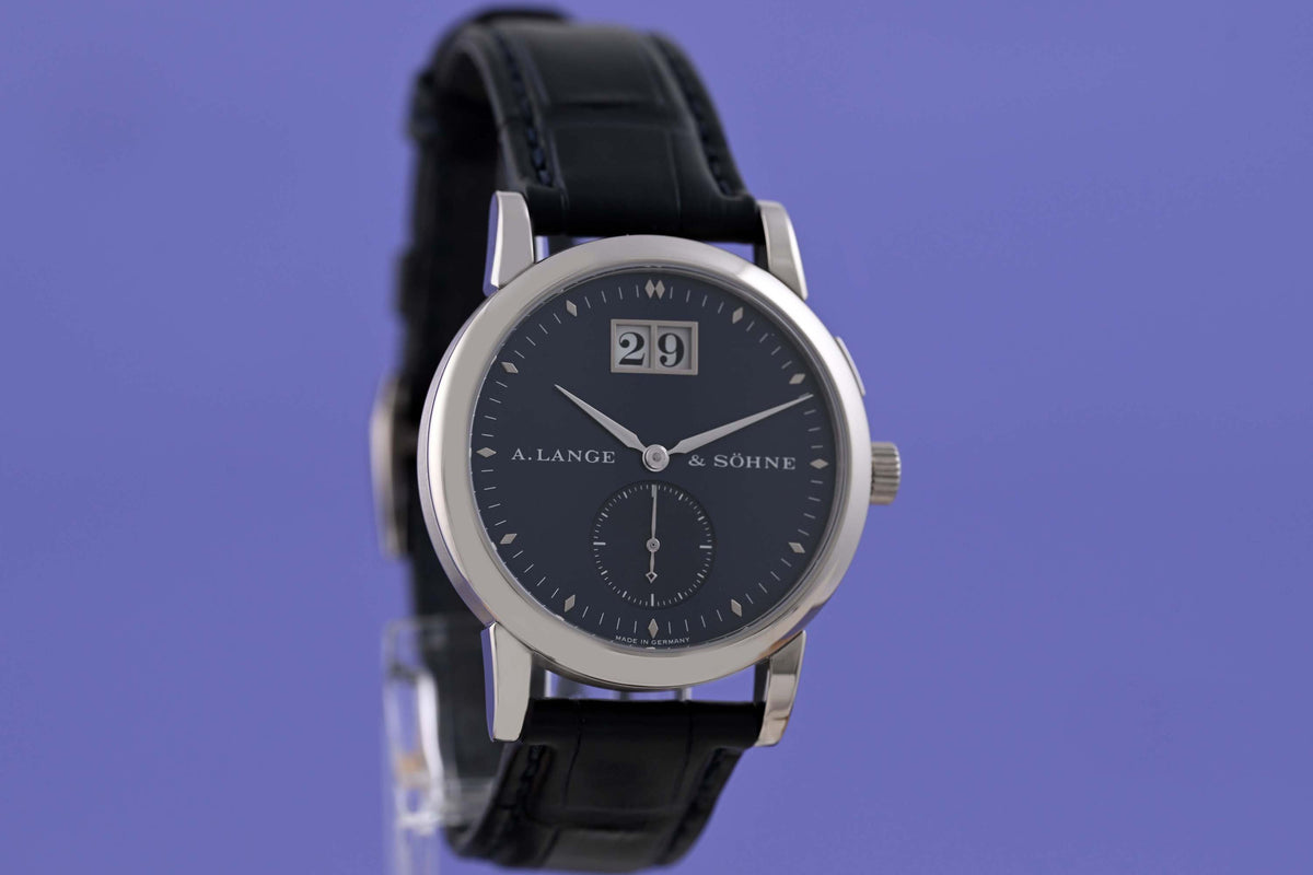 A. Lange & Söhne SAXONIA - White Gold - Blue Dial