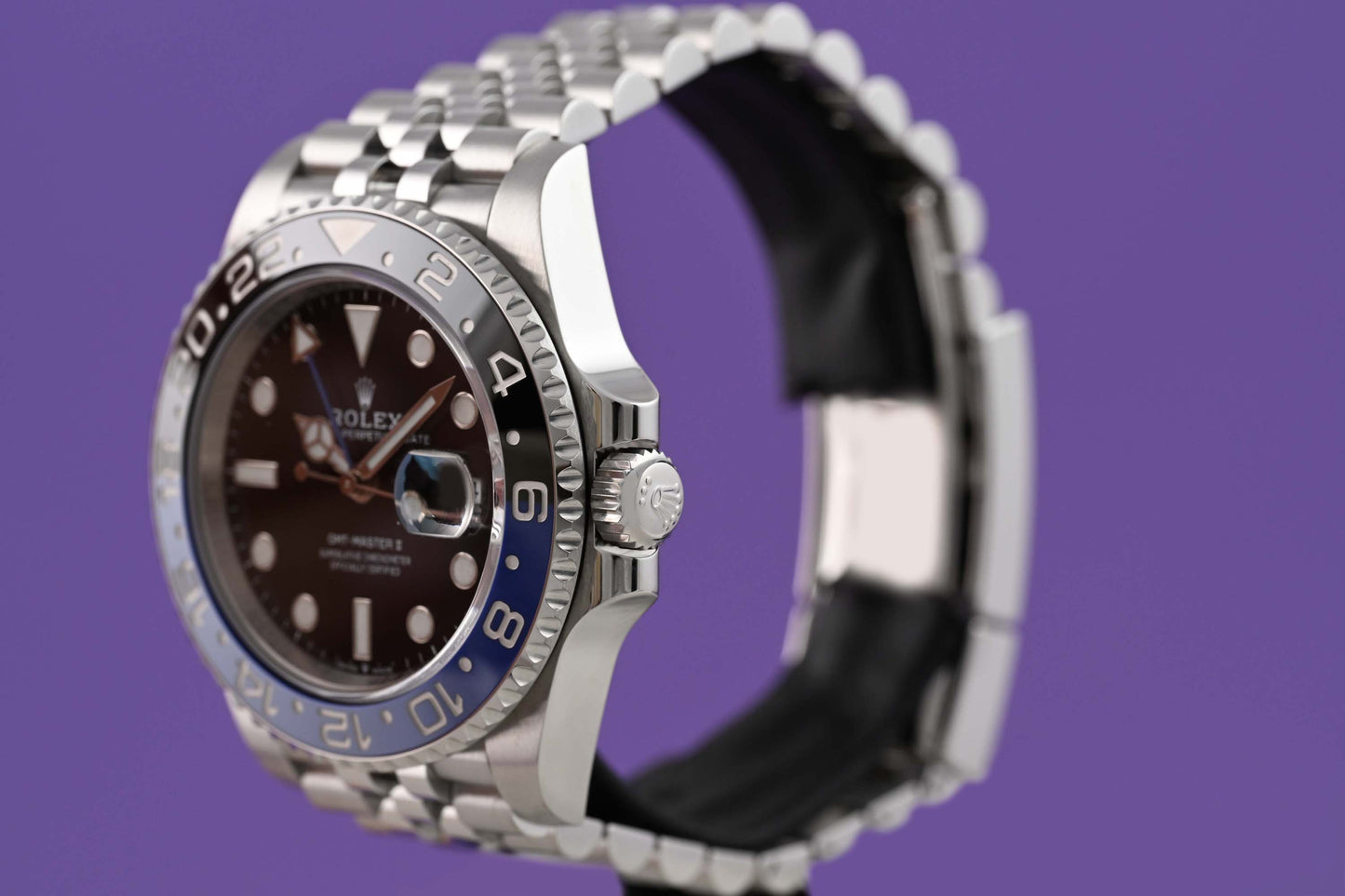 Rolex GMT Master II Batgirl 126710BLNR - Full Set