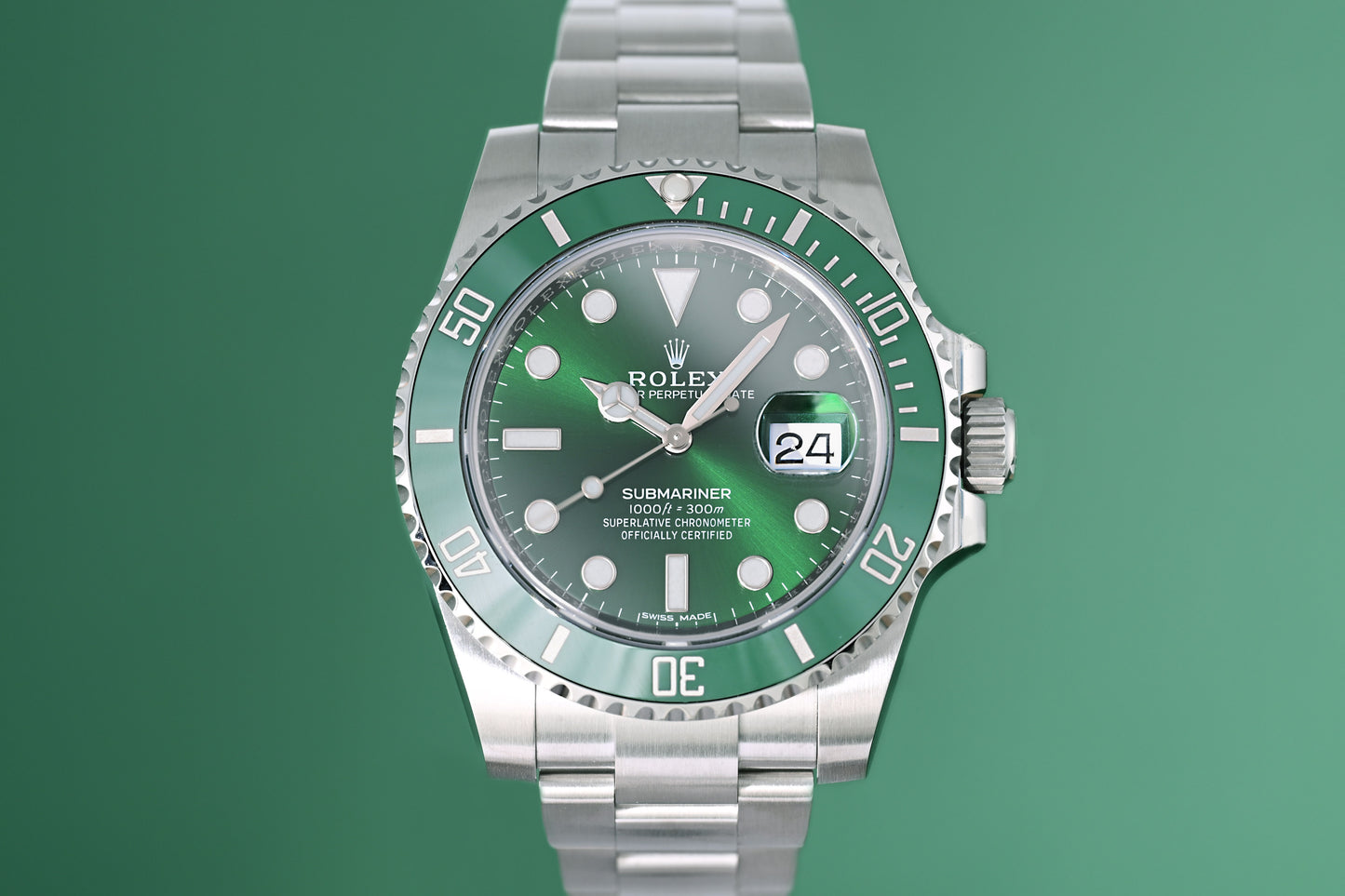 Rolex Submariner 116610LV - Full Set - Hulk 2020