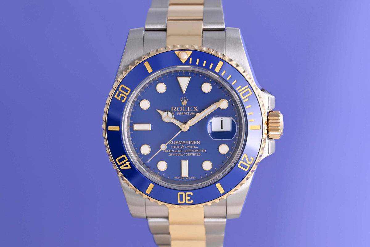 Rolex Submariner 116613LB - Bluesy - Full Set