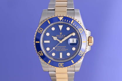Rolex Submariner 116613LB - Bluesy - Full Set