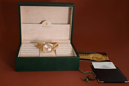 Rolex Day Date Gelbgold 18238 - Box & Papiere - LC100