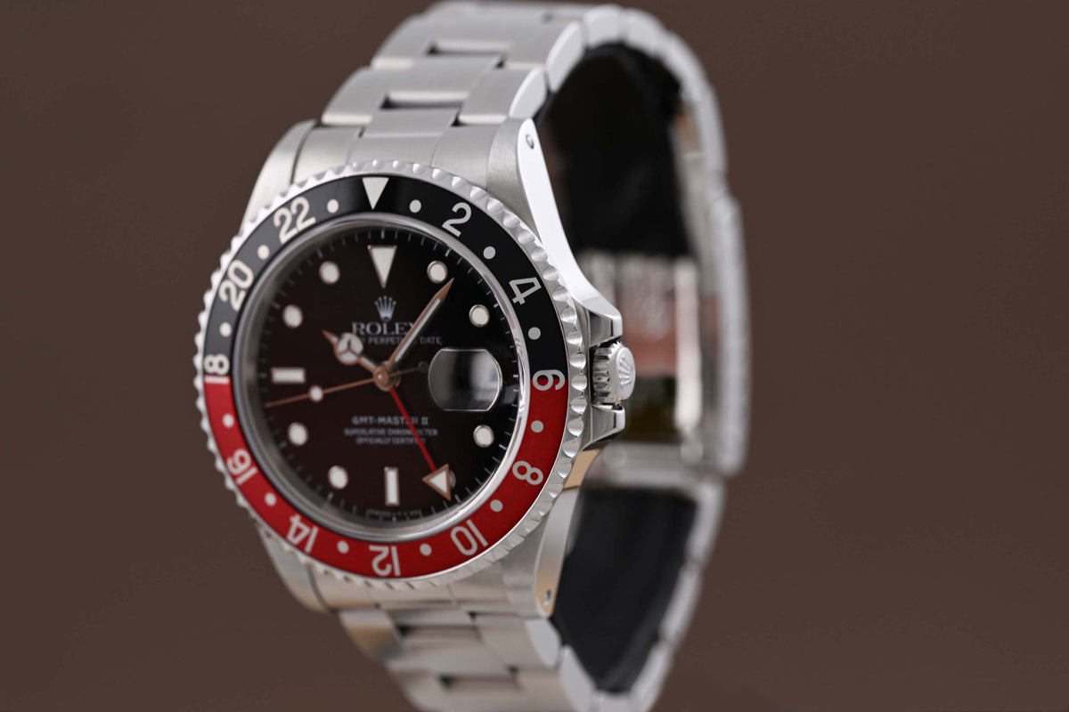 Rolex GMT Master II 16710 - Coke - Full Set LC100
