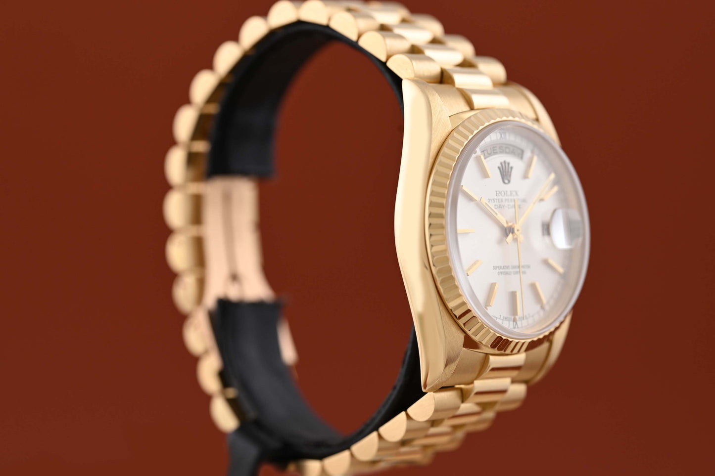 Rolex Day Date Gelbgold 18238 - Box & Papiere - LC100