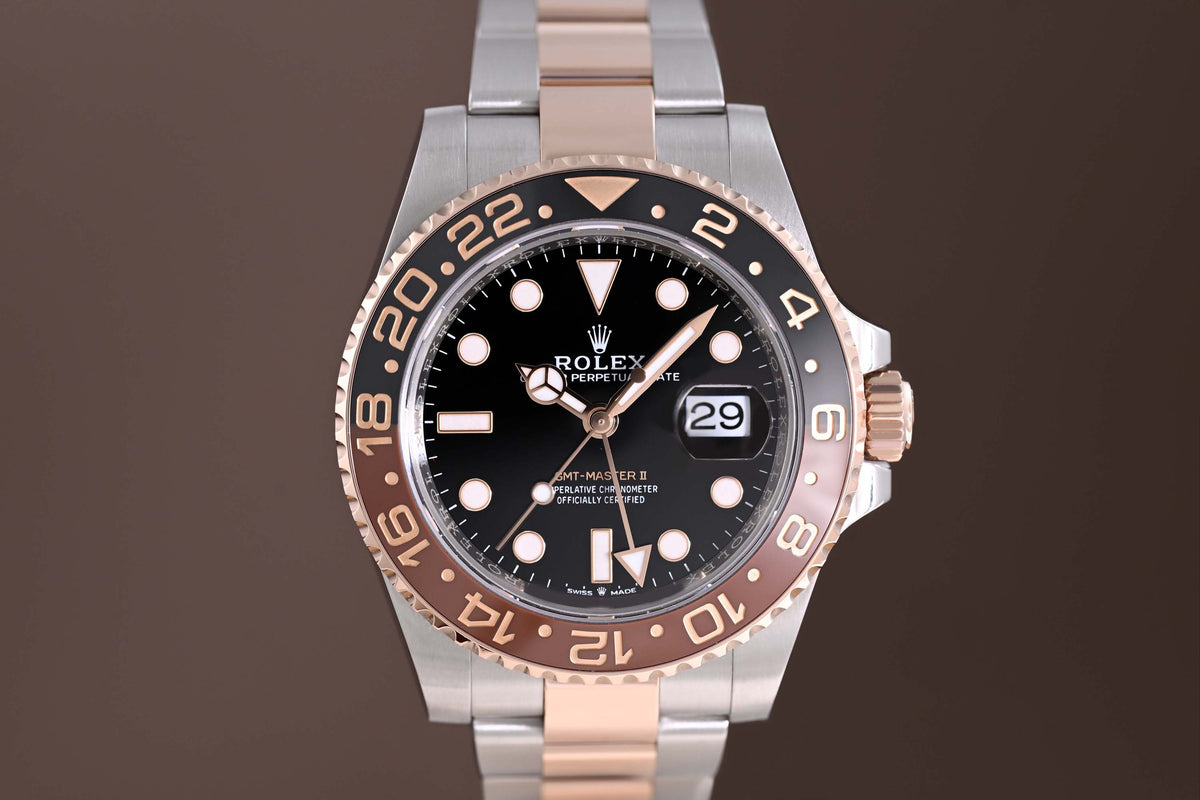 Rolex GMT Master II Rootbeer Steel/Everose Gold - 126711CHNR - Full Set
