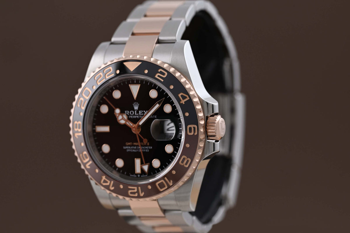 Rolex GMT Master II Rootbeer Steel/Everose Gold - 126711CHNR - Full Set
