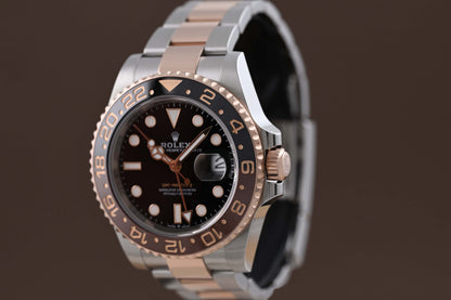 Rolex GMT Master II Rootbeer Steel/Everose Gold - 126711CHNR - Full Set