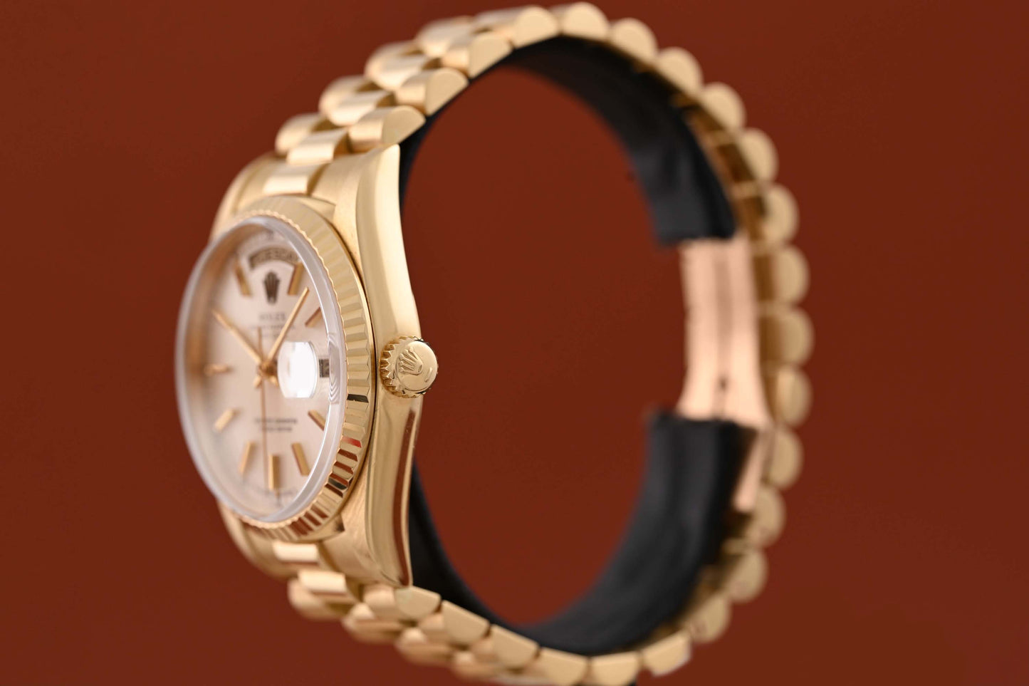 Rolex Day Date Gelbgold 18238 - Box & Papiere - LC100