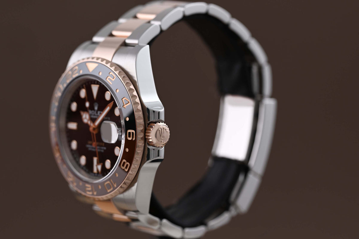 Rolex GMT Master II Rootbeer Steel/Everose Gold - 126711CHNR - Full Set